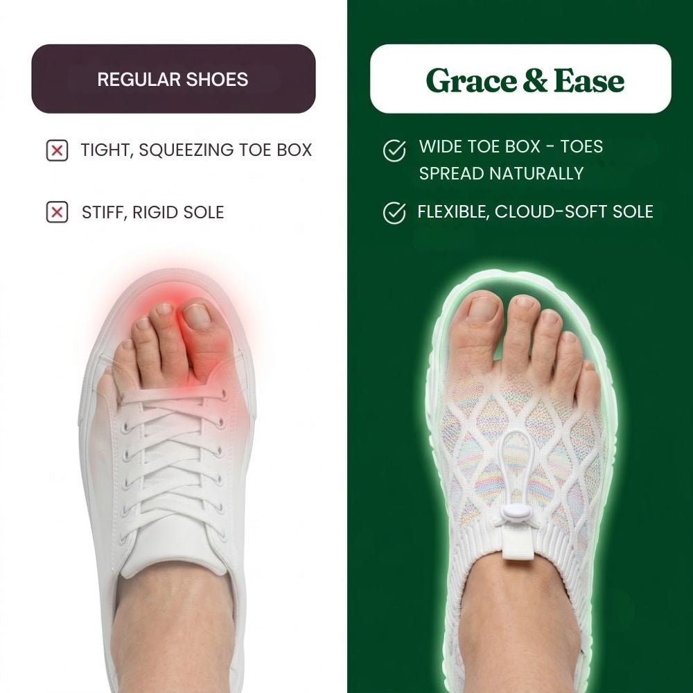 Grace & Ease | All-Day Comfort, Zero Foot Pain - Curawell