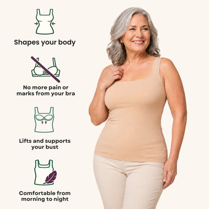 Built-In Bra Tank - Pack of 2 - Curawell